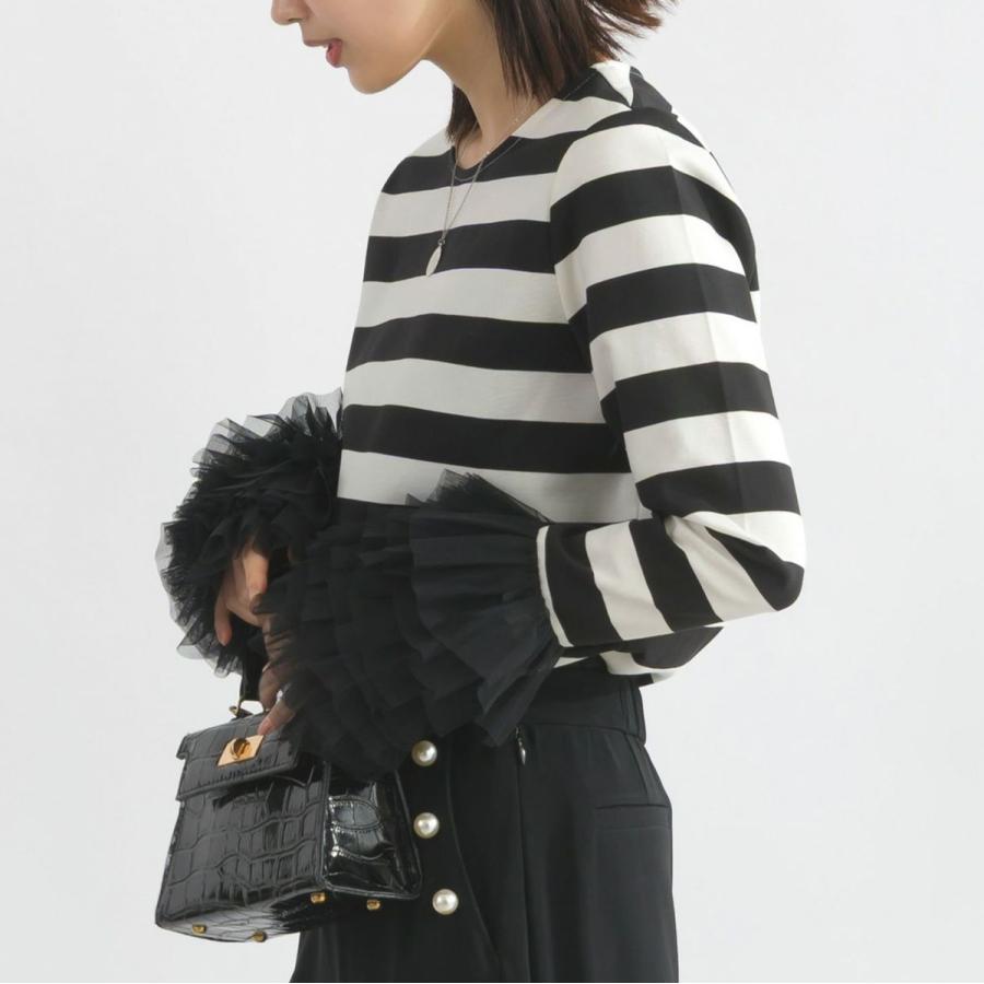 PICCIN PERLA ピッチン 袖チュールカットソー 907140 レディース