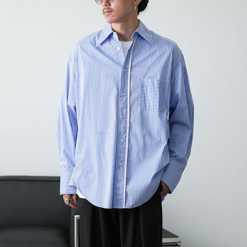 EKAT エカット シャツ STRIPE 3D PATTERN SHIRTS ESH2409255