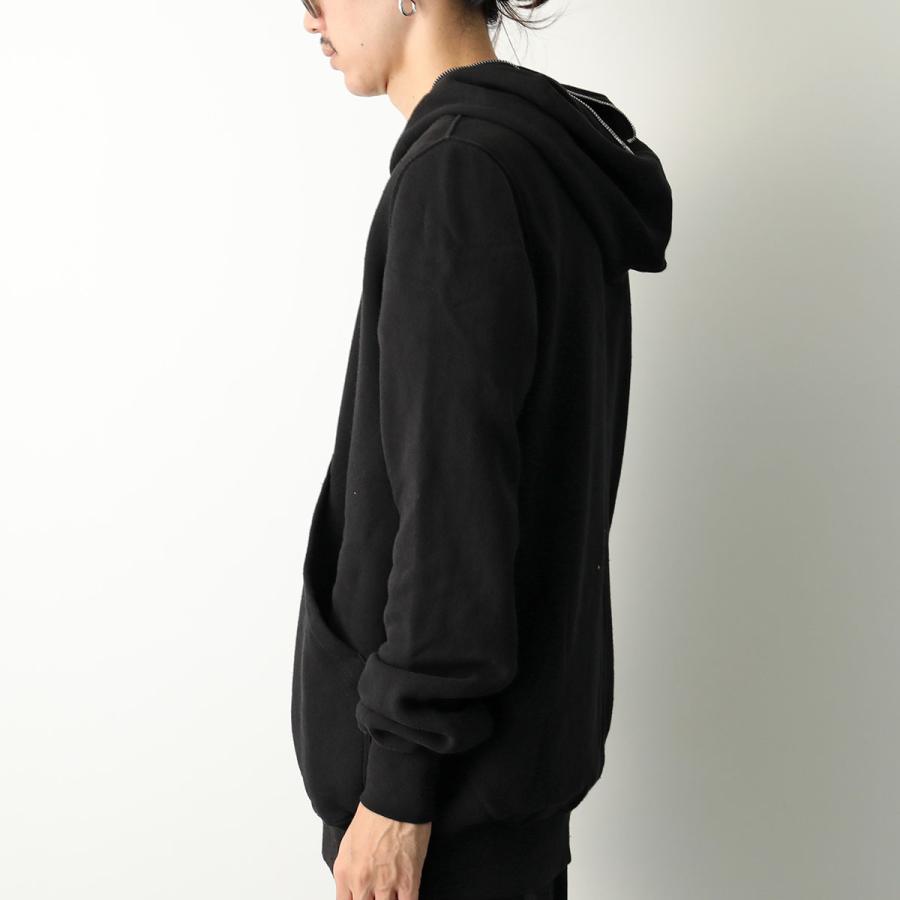 Rick Owens DRKSHDW リックオウエンス ダークシャドウ パーカー JUMBO GIMP HOODIE ジャンボ ギンプ フーディー DU02E7283 FSL メンズ 裏起毛 09/BLACKの画像