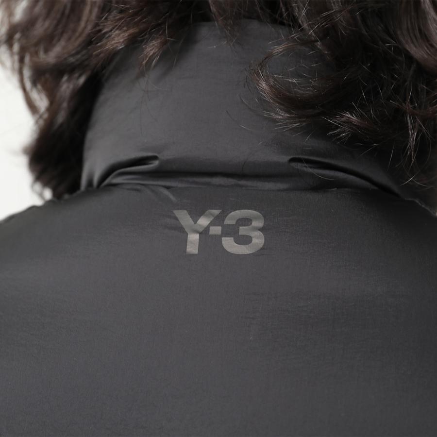 Y-3 ワイスリー ダウンジャケット PUFFER JACKET パファー ジャケット JX7282 メンズ ナイロン パフ ジップアップ スタンドカラー ロゴ BLACKの画像