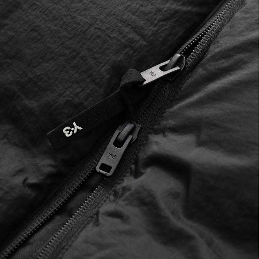 Y-3 ワイスリー ダウンジャケット PUFFER JACKET パファー ジャケット JX7282 メンズ ナイロン パフ ジップアップ スタンドカラー ロゴ BLACKの画像