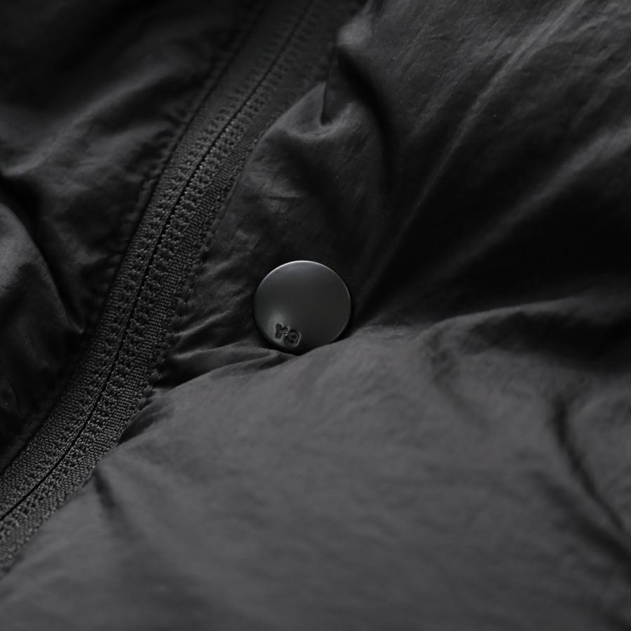 Y-3 ワイスリー ダウンベスト PUFFER VEST パファー ベスト JX7281 メンズ ナイロン パフ ジップアップ パッカブル ロゴ BLACKの画像