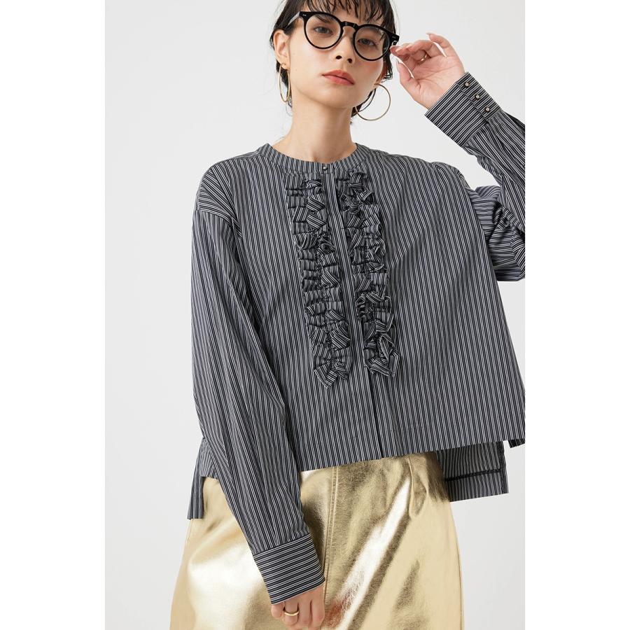 【新品・未使用】TORRAZZO DONNA フリルブラウス TORRAZZO DONNA]チュールフリルブラウス | KOBUNSHA SELECT SHOP