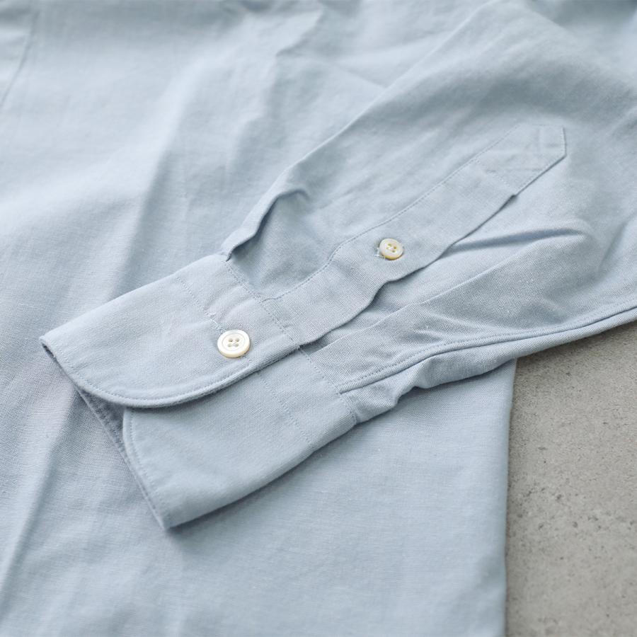 フィナモレ シャンブレーシャツ　サイズ40 M相当 Finamore【フィナモレ】ビッグシルエットシャツ 012922 A4002C 04