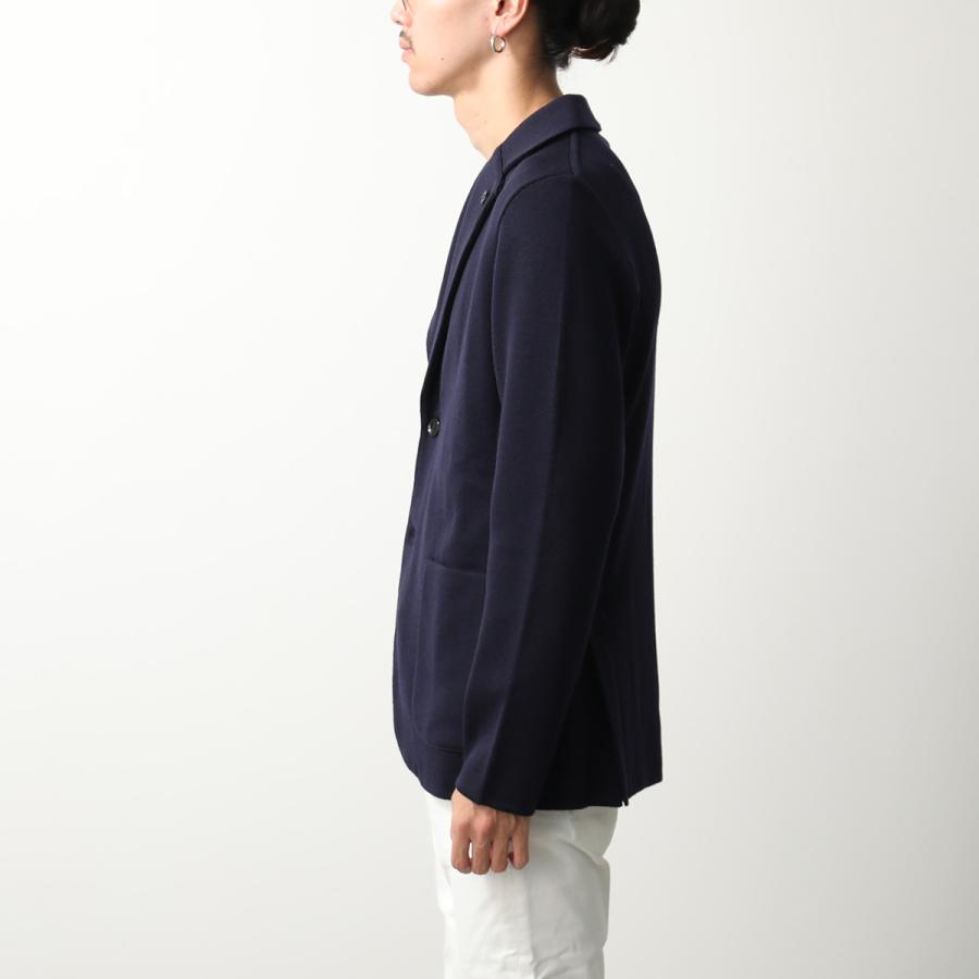 LARDINI ラルディーニ ニットジャケット CNCLJM56 CN65000 メンズ カーディガン シングルブレスト サイドベンツ ラペルピン 2B カラー5色の画像