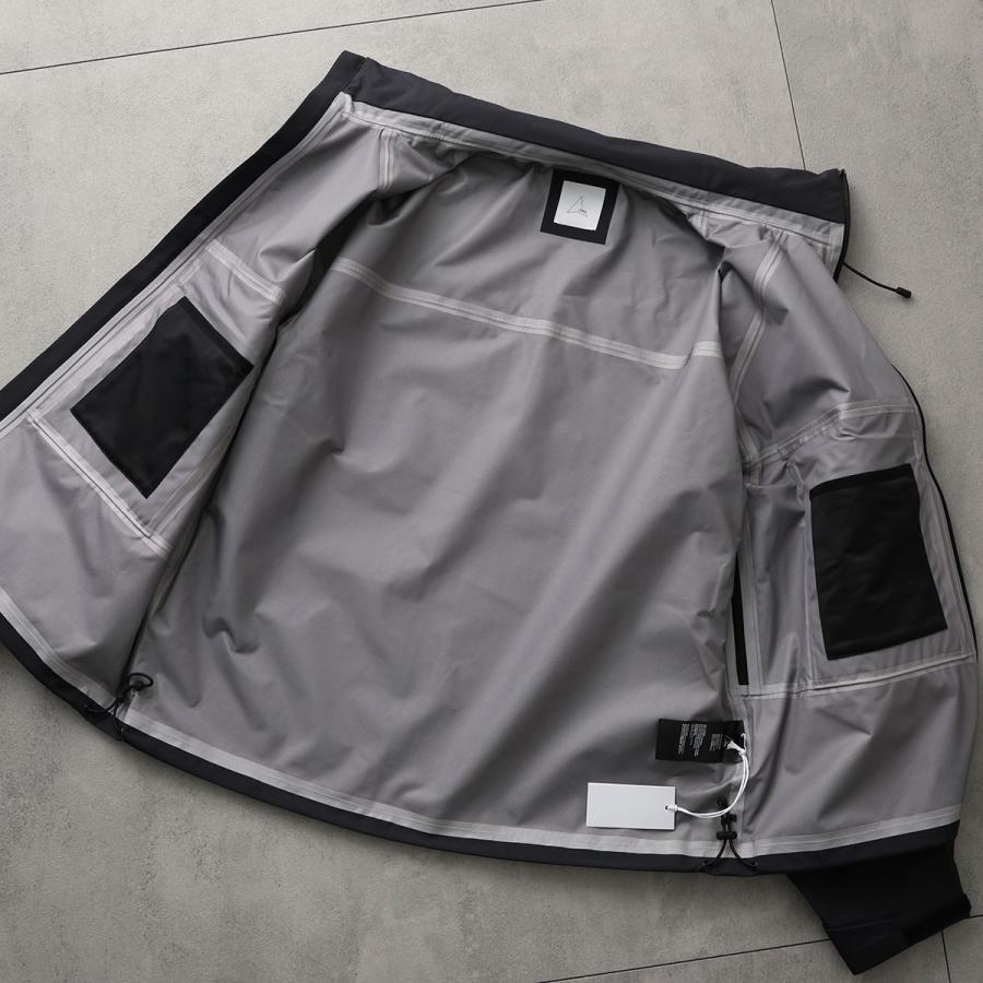 ROA ロア ナイロンジャケット 3L Creek Jacket RBMW0449FA301 メンズ 3レイヤー フード収納 撥水 ブルゾン アウター BLK00/Blackの画像