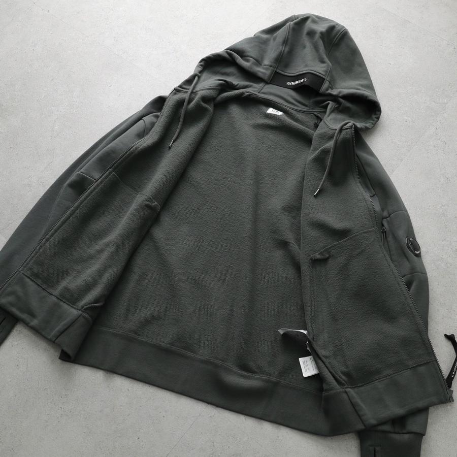 C.P.COMPANY シーピーカンパニー パーカー 19CMSS716A 005086W メンズ フーディ スウェット 長袖 フロントジップアップ 978の画像