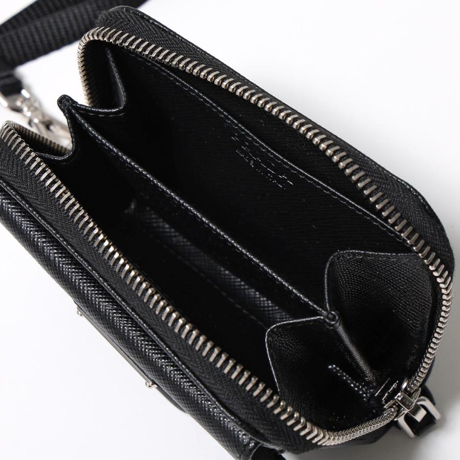 【未使用】FULRAケース NERO レザー 黒 小物入れ ハート 現行 最安値挑戦中☆PRADA☆フィアーノレザー カードケース☆BLACK