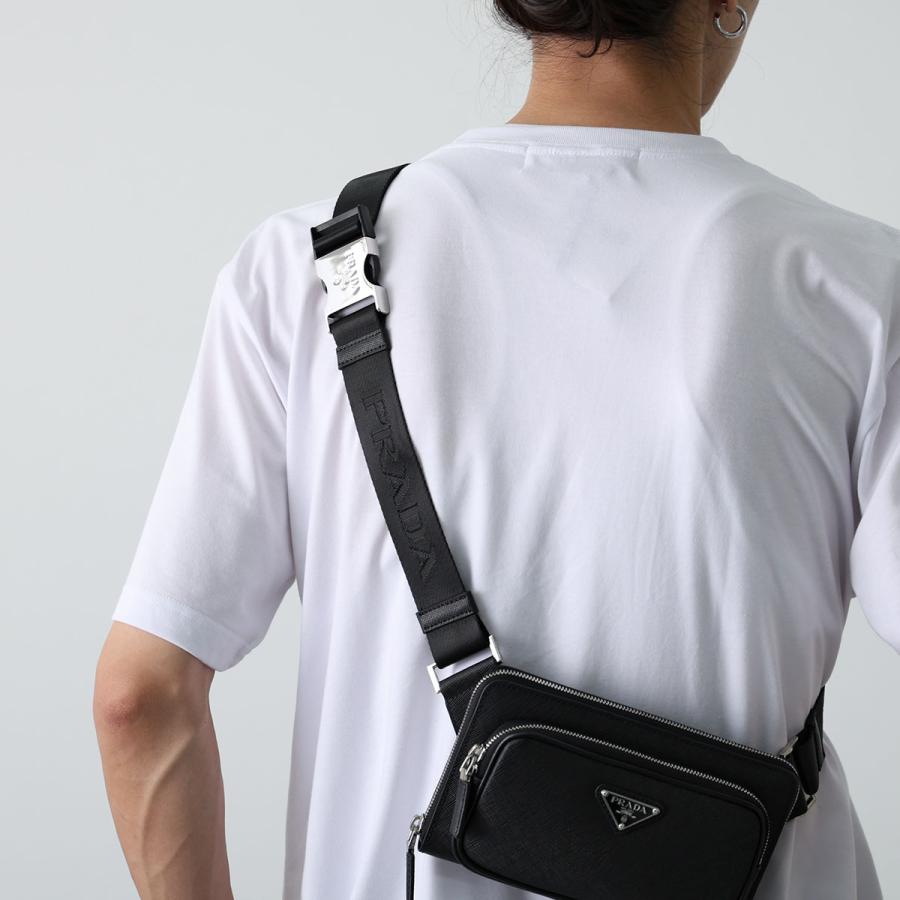 PRADA プラダ ボディバッグ 2VH156 789 メンズ レザー