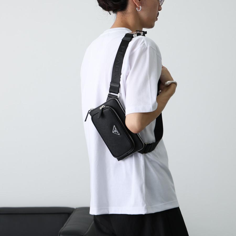 PRADA プラダ ボディバッグ 2VH156 789 メンズ レザー