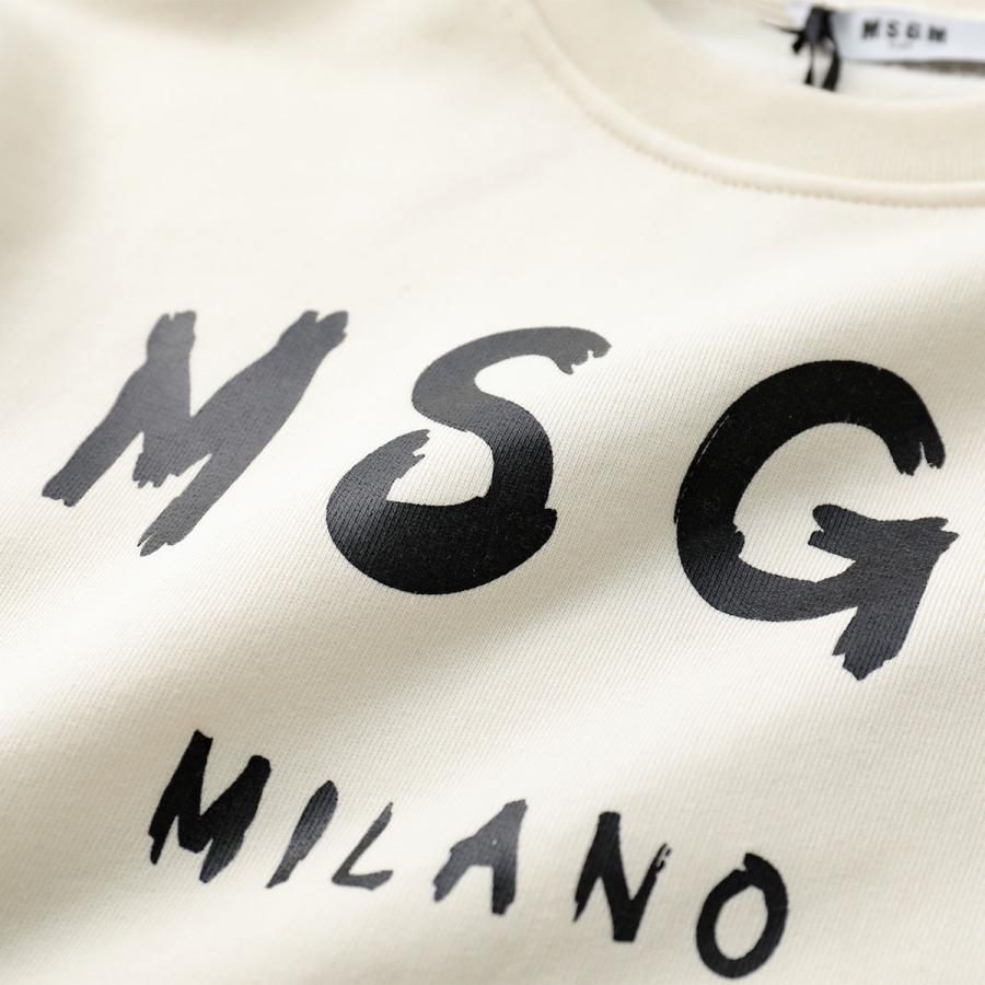 msgmキッズロゴスウェット新品大人も着れるキッズサイズ エムエスジーエム MSGM キッズ レディース ロゴ トレーナー スウェット