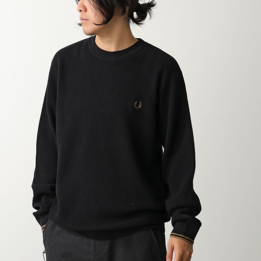FRED PERRY ニット 新作 FRED PERRY（フレッドペリー） セーター WAFFLE STITCH JUMPER K6507