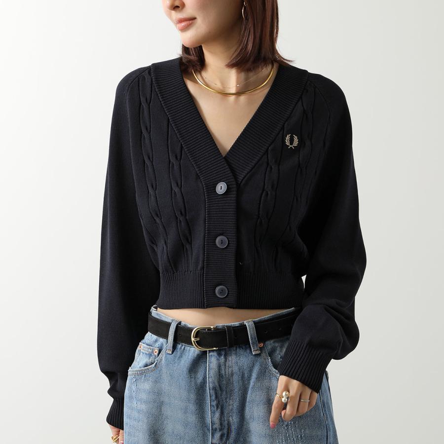 FRED PERRY フレッドペリー カーディガン Cable Knit Cardigan