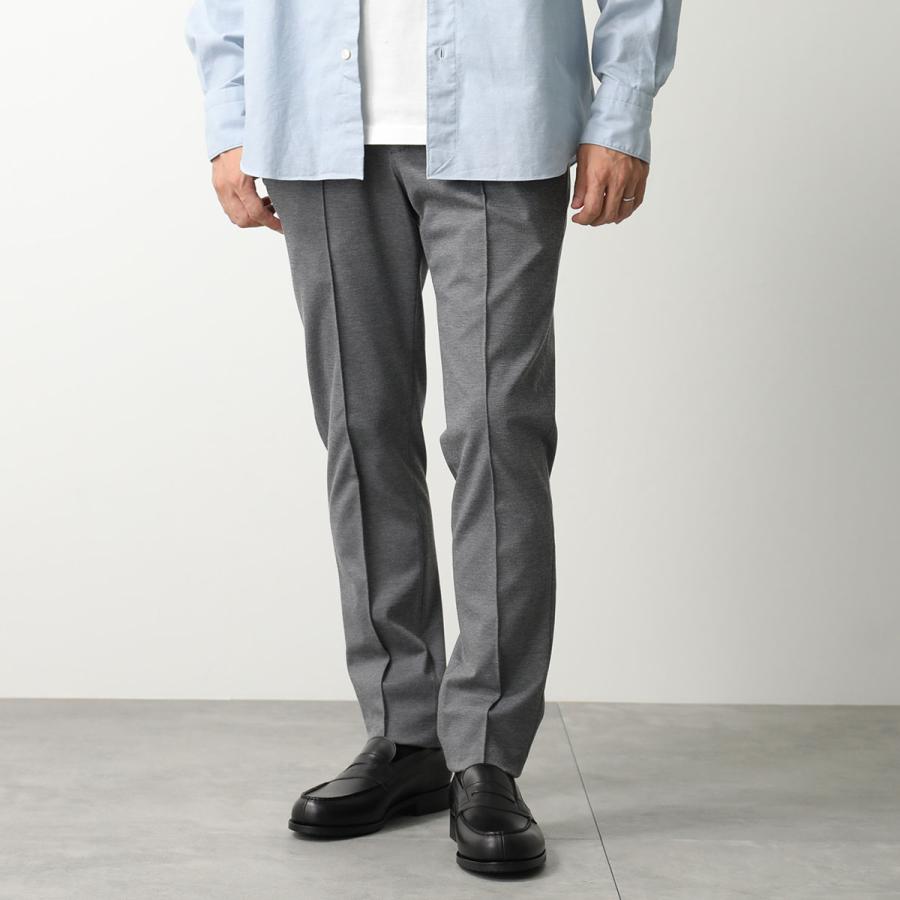 美品 ジャブスアルキヴィオ マサッチョ 46 グレイ ミックスファブリック giab's ARCHIVIO（ジャブス アルキヴィオ） スラックス MASACCIO GOLD