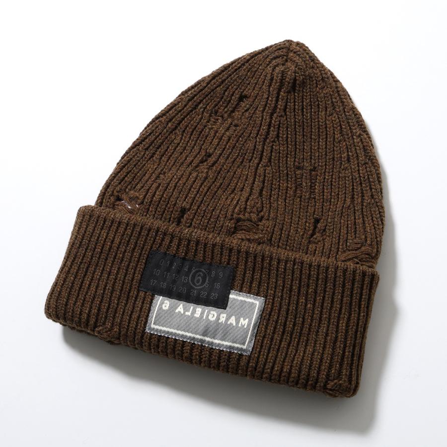 最終値下　Maison Margiela マルジェラ  赤 ウール ニット帽 M 最終値下 Maison Margiela マルジェラ 赤 ウール ニット帽 M