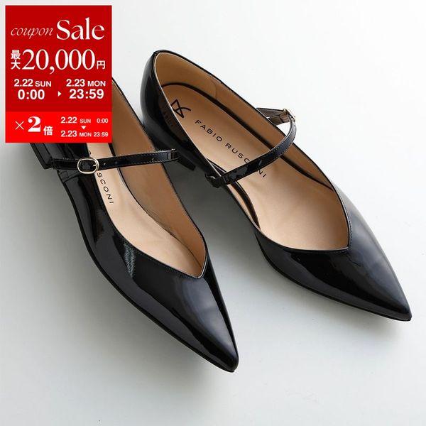 FABIO RUSCONI(ファビオルスコーニ) / ローファー/36/ブラック