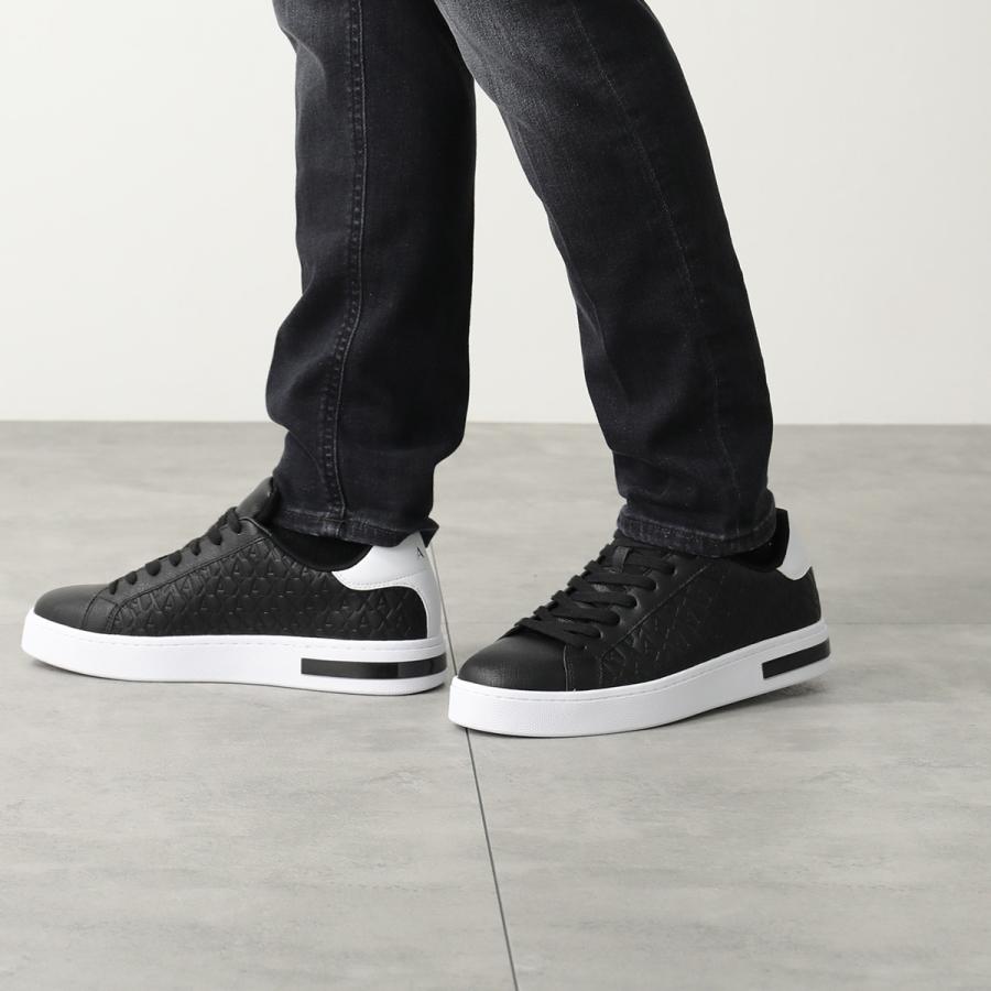 ARMANI EXCHANGE A/X アルマーニ エクスチェンジ スニーカー XM000140 AF11916 メンズ ローカット ロゴ レースアップ 厚底 プラットフォーム シューズ 靴の画像