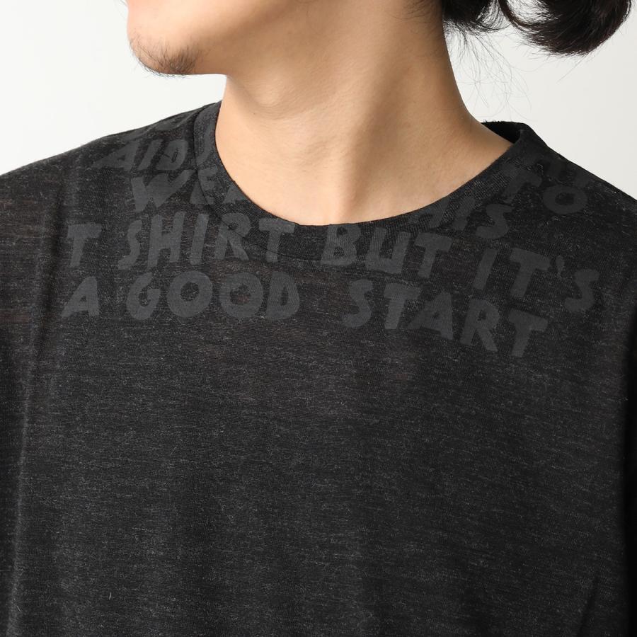 MM6 エムエムシックス メゾンマルジェラ Tシャツ SH2GC0027 M20123 レディース エイズT モチーフ 半袖 ウール クルーネック 899 SH2GC0027M20123899の画像