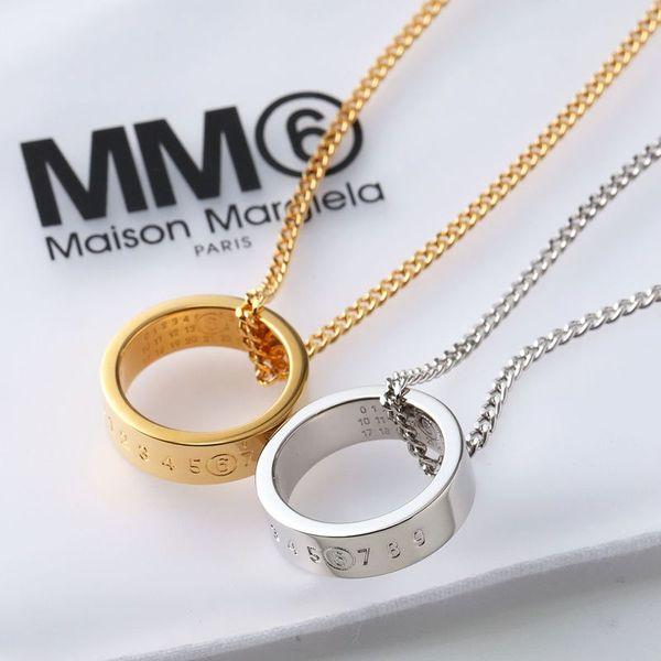 MM6 Maison Margiela リングネックレス Numeric SM6UU0048 P7296 MM6 エムエムシックス メゾンマルジェラ ペンダントリング