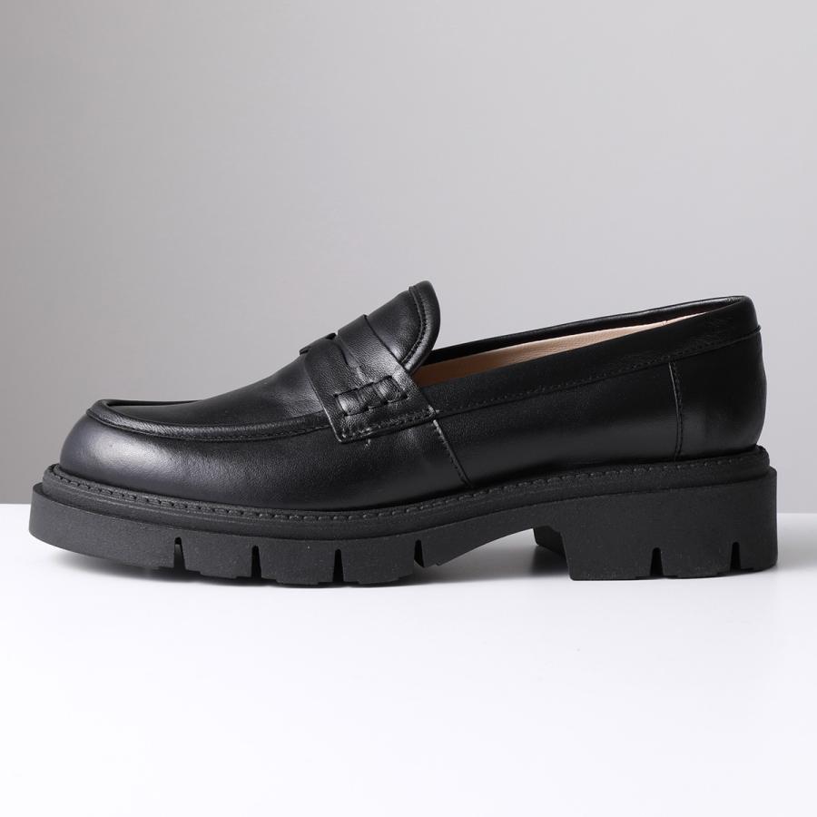 CORSA ROMA 9 ブラックレザー ローファー CORSO ROMA9 /コルソローマノーヴェ ガラスレザービット