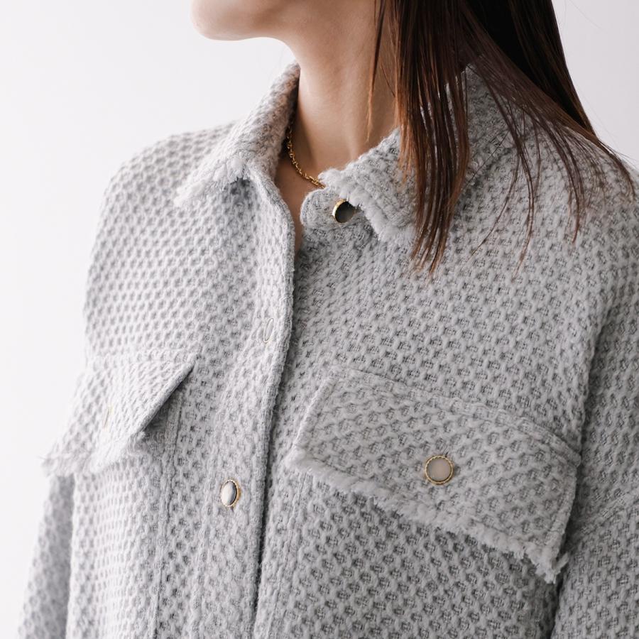 marmors（マルモア） ジャケット fringe shirt 225301131 レディース