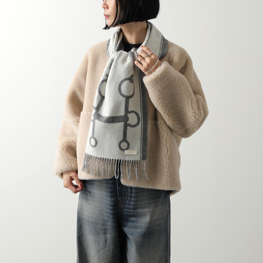 HERMES エルメス マフラー 160×30 モール H259157S レディース