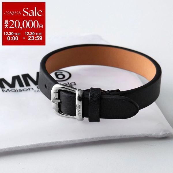 美品 MM6 Maison Margiela ダブルバックル ベルト　黒 MM6 エムエムシックス メゾンマルジェラ ベルト SA5TP0002 P4811