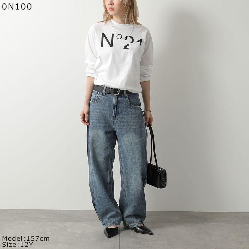 N°21（ヌメロヴェントゥーノ） N°21 KIDS キッズ 長袖 Tシャツ N2107Q