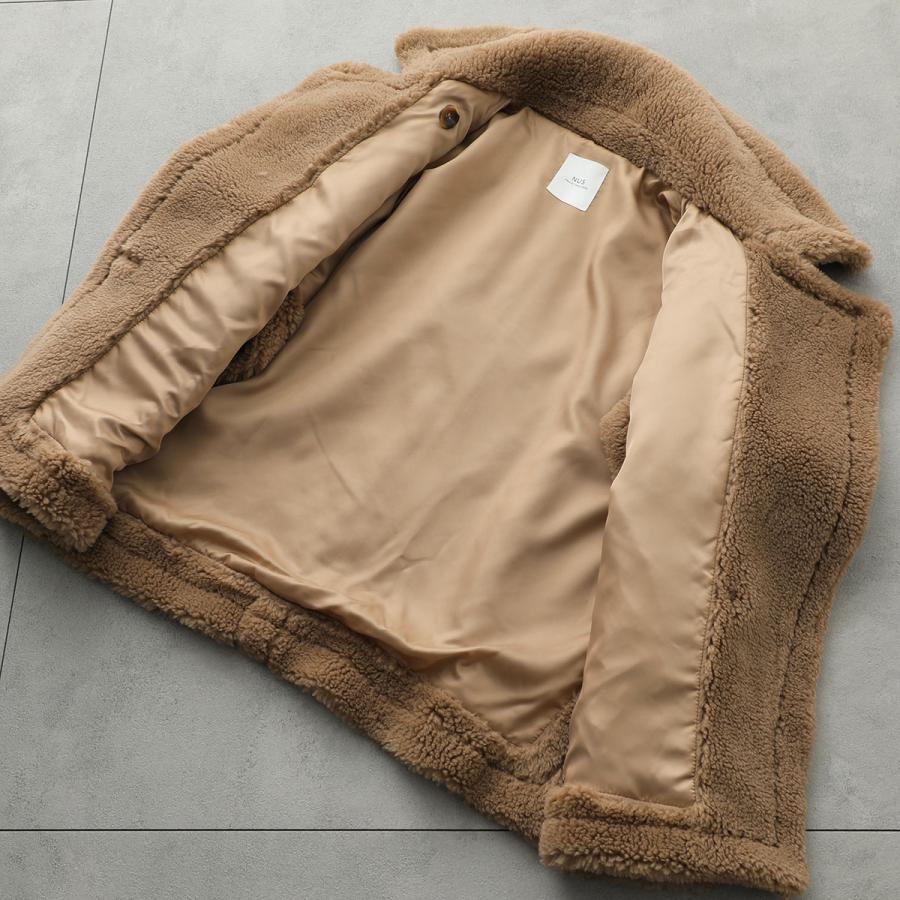 NUS ヌース ケープ 34517 レディース ボアベスト テディライク