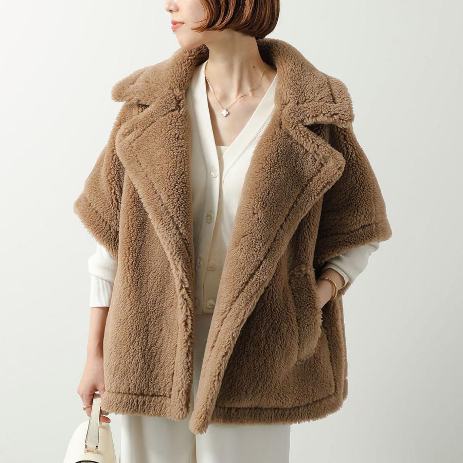 NUS ヌース ケープ 34517 レディース ボアベスト テディライク