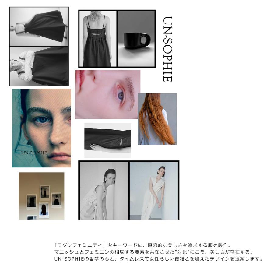 UN-SOPHIE アンソフィー 長袖 カットソー BUSTIER DOCKING L/S Tops 