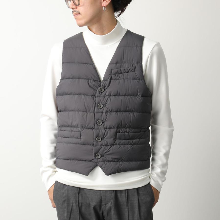 Herno グレー ダウンベスト　サイズ44 HERNO ヘルノ ダウンベスト ジレ LEGEND WAISTCOAT ベスト