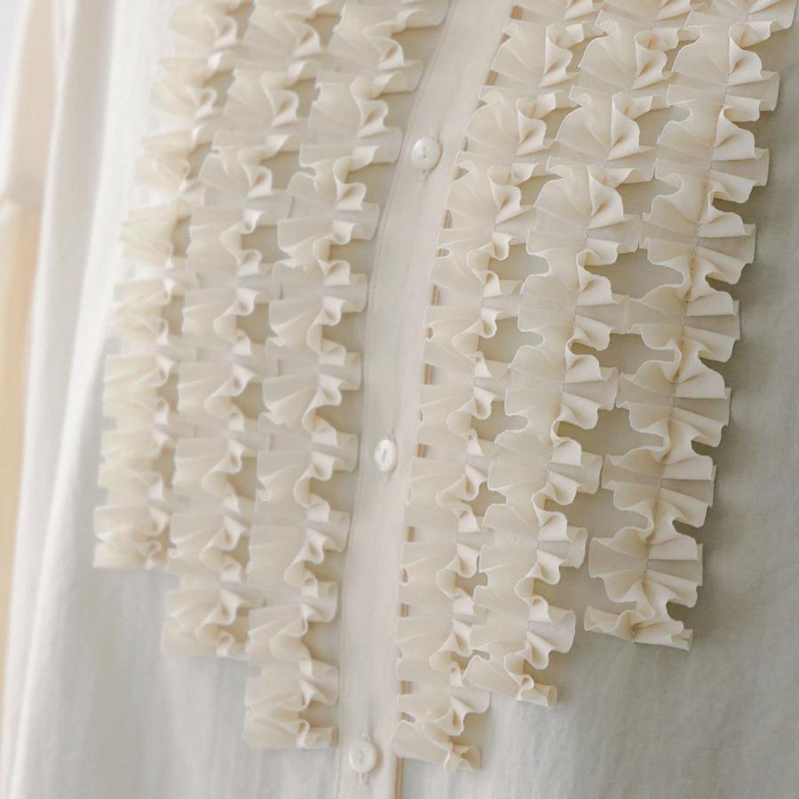 Marilyn Moon（マリリンムーン） ブラウス modern tuck frill blouse