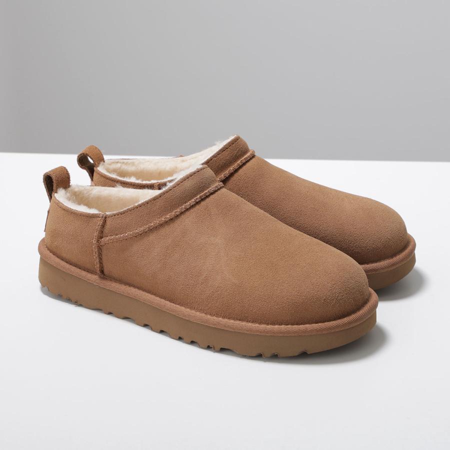 UGG スエードファースリッポン ブラウン UGG スエードファースリッポン ブラウン ファー付きブラウンスエード