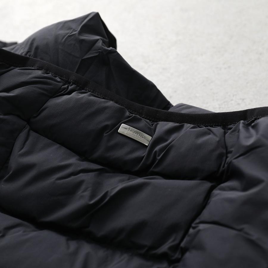 HERNO Resort ヘルノ リゾート 中綿ジャケット PC00019UR 12431SZ メンズ フード付き ストレッチナイロン パッカブル仕様 カラー2色の画像