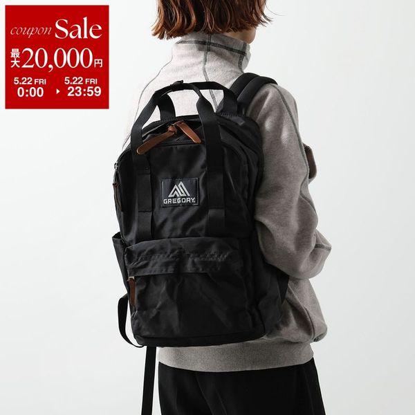 GREGORY グレゴリー バックパック EASY PEASY DAY イージーピージーデイ 103868 1041 レディース ナイロン 18L リュック バッグ ロゴ 鞄 BLACKの画像
