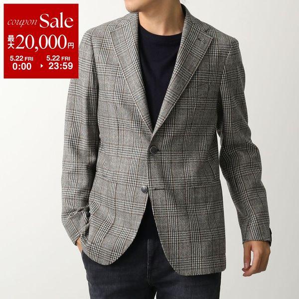 TAGLIATORE タリアトーレ ジャケット 1SHO22K-AI 440015Q MONTECARLO モンテカルロ メンズ 2B シングル ウール ツィード グレンチェック T3294の画像