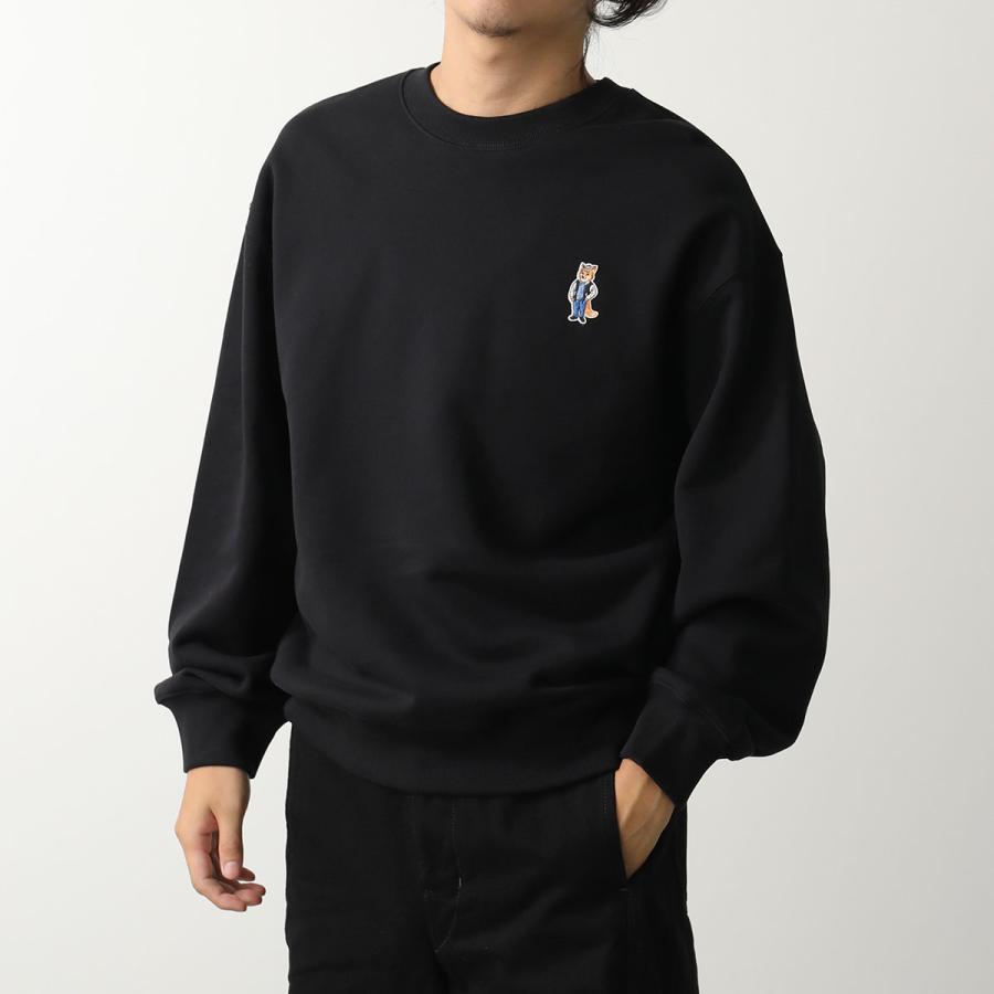 MAISON KITSUNE スウェット ブラック XL MAISON KITSUNE（メゾン キツネ） スウェットシャツ DRESSED FOX