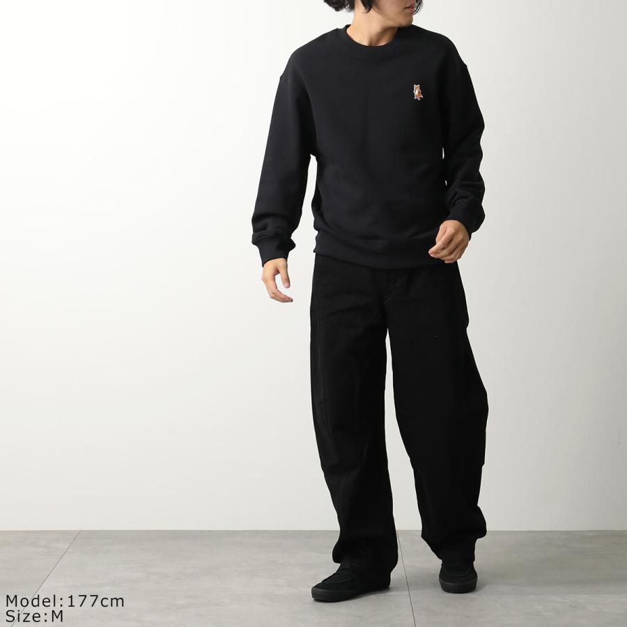 MAISON KITSUNÉ ブラック スウェット M MAISON KITSUNE（メゾン キツネ） スウェット トレーナー メンズ