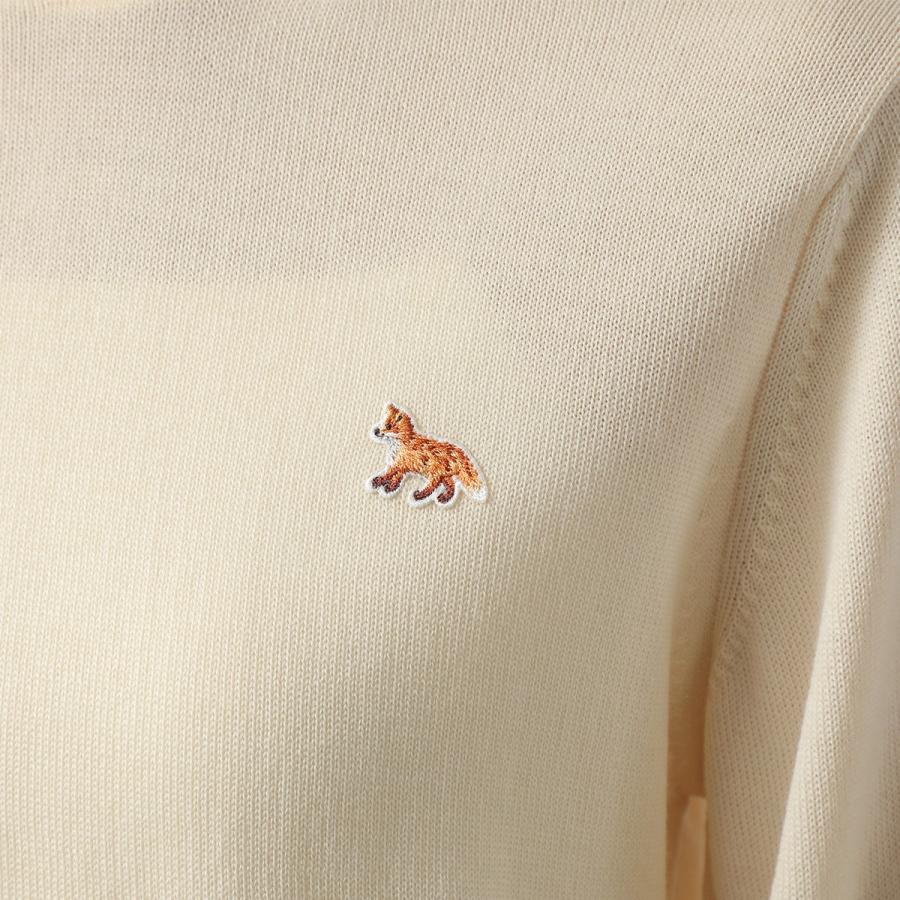 MAISON KITSUNÉ メゾンキツネ　ケーブルニット　Sサイズ ベージュ 楽天市場】【アウトレット】メゾンキツネ MAISON KITSUNE クルーネック