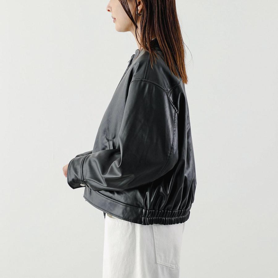 MICA&DEAL（マイカアンドディール） マイカ＆ディール レザーブルゾン