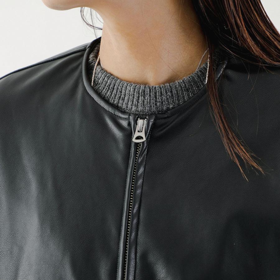 MICA&DEAL（マイカアンドディール） マイカ＆ディール レザーブルゾン