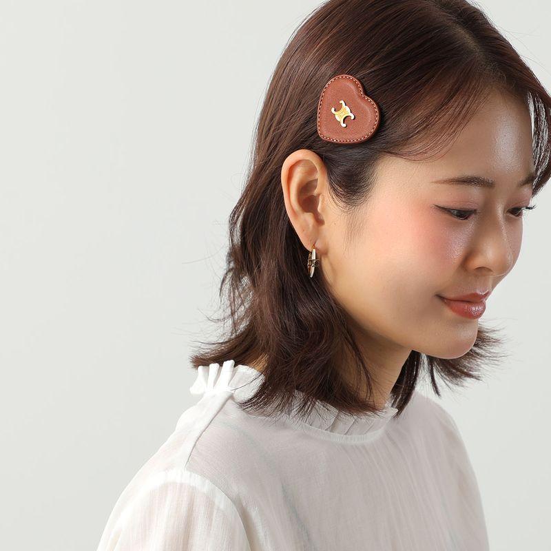 CELINE（セリーヌ） ヘアクリップ 461OI3BCF.04TG レディース レザー