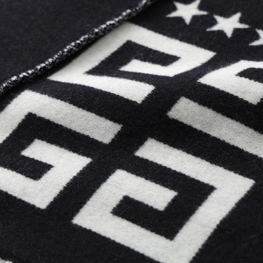 GIVENCHY（ジバンシィ） マフラー J5784 メンズ ストール ロゴ シルク