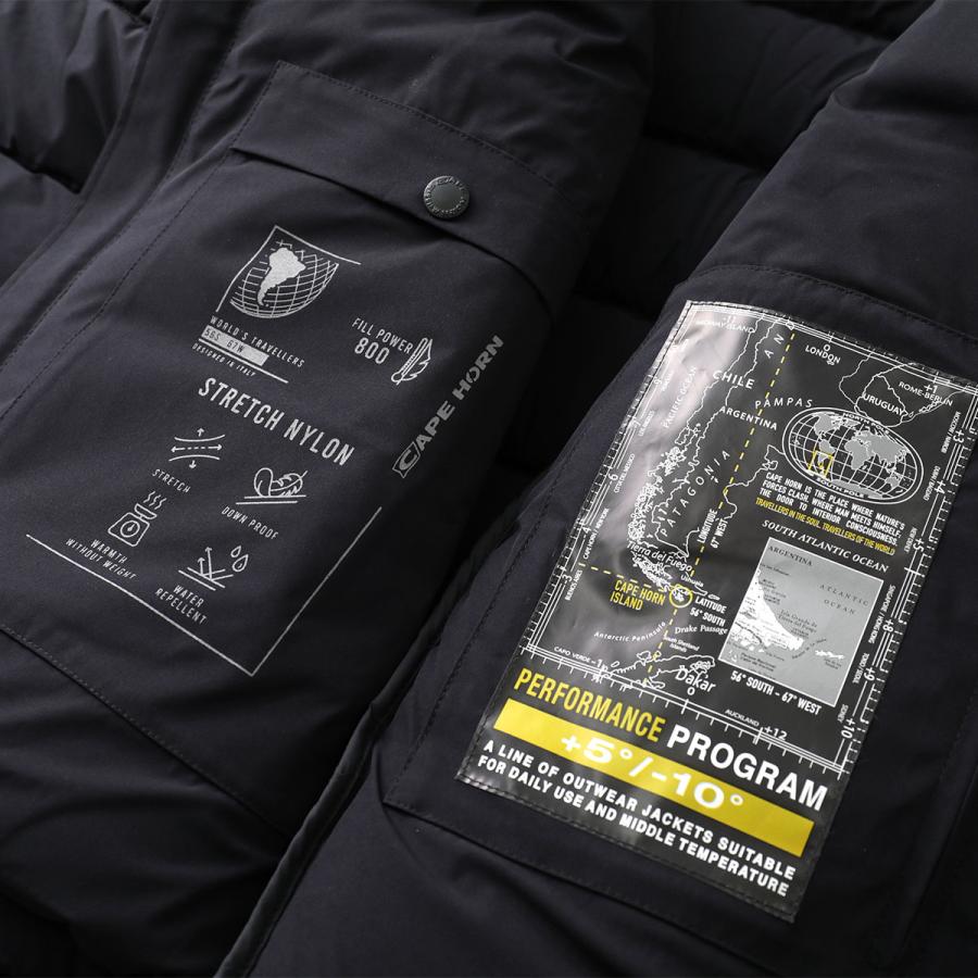 CAPE HORNフード付きダウンジャケット 40 完売品 CAPEHORN（ケープホーン） ダウンジャケット WILLIAMS B1590 メンズ