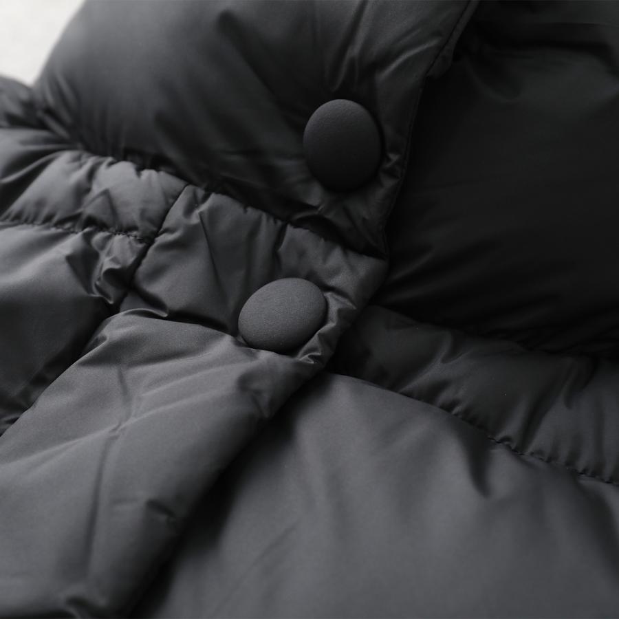 CAPE HORN ケープホーン ダウンコート UPSALA B2541 レディース スタンドカラー ライトダウン 撥水 500 BLACKの画像
