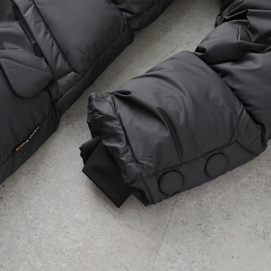 CAPE HORN ケープホーン ダウンコート UPSALA B2541 レディース スタンドカラー ライトダウン 撥水 500 BLACKの画像