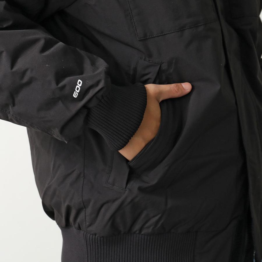THE NORTH FACE ザノースフェイス ダウンジャケット McMurdo Bomber 600フィルパワー マクマード ボンバー NF0A5GD9JK3 メンズ フーデット ロゴ TNF-BLACKの画像