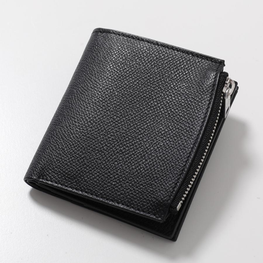 Maison Margiela 黒 レザー 三つ折り財布 MM6 並行輸入品 Maison Margiela メゾン マルジェラ ZIP COMPACT