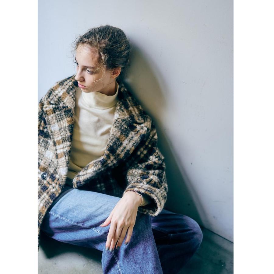 anana（アナナ） ショートコート a79-025 レディース チェック柄 軽量